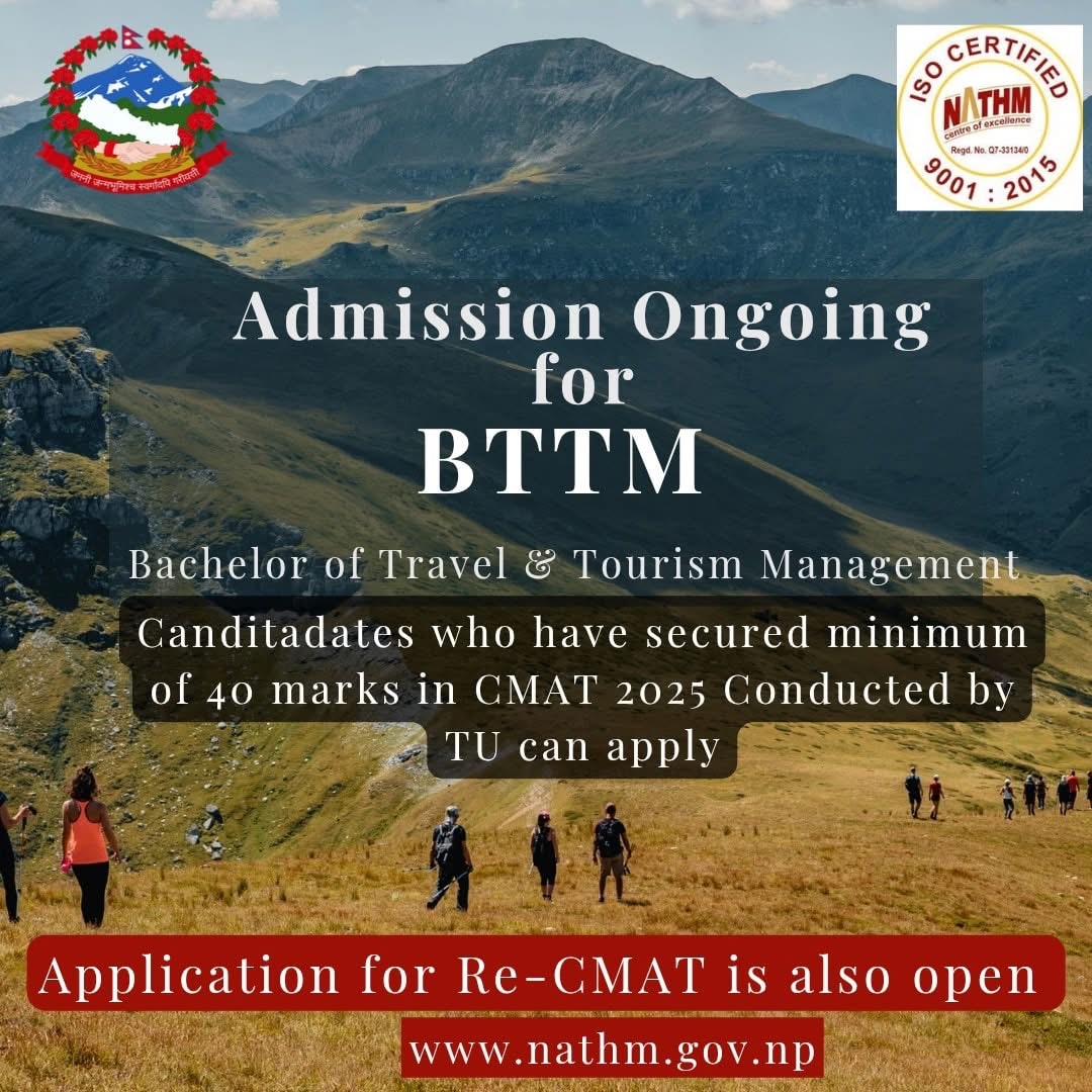 Admission Ongoing for BTTM Program